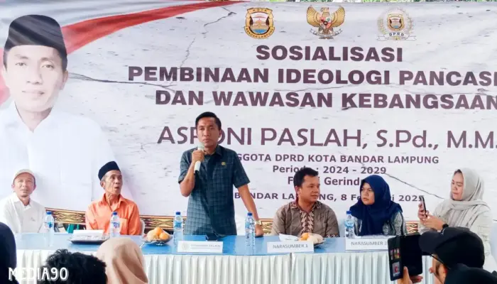 Asroni Paslah Tekankan Pentingnya Nilai Kebangsaan dalam Sosialisasi Ideologi Pancasila dan Wawasan Kebangsaan