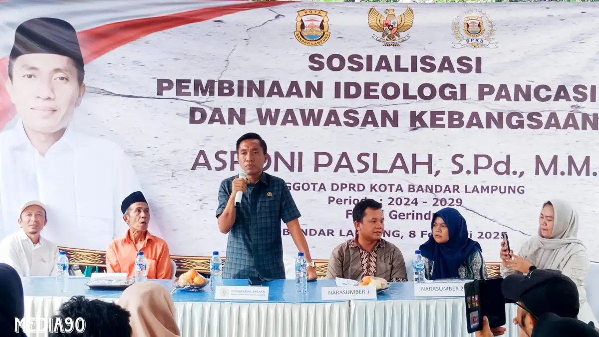 Sosialisasi Ideologi Pancasila dan Wawasan Kebangsaan, Asroni Paslah Tekankan Pentingnya Nilai Kebangsaan