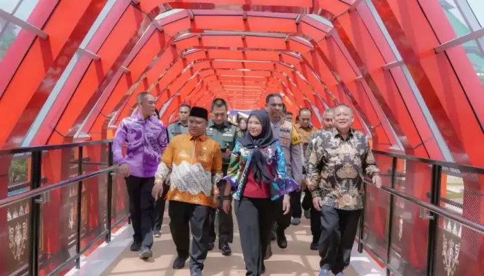 Jembatan JPO Siger Milenial Resmi Diresmikan, Ikon Wisata Baru Bandar Lampung Bernilai Rp20,5 Miliar