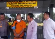 Curi Emas Miliaran Milik Inspektur Tulang Bawang, Polresta Bandar Lampung Tangkap Pria Asal Anak Tuha ini