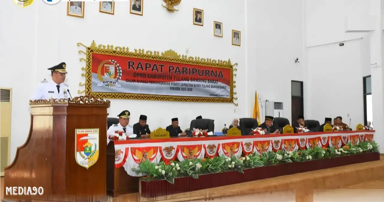 Pidato di DPRD Tubaba, Bupati Novriwan Sebut 5 Tahun Bakal Diisi Penuh Inovasi Pembangunan