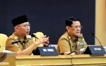 Rapat Perdana Gubernur dan Wakil Gubernur Lampung, Mirza Minta Wujudkan Tiga Program Prioritas ini