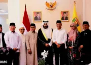 Safari Dakwah ke Lampung, Gubernur Mirza Silaturahmi dengan Imam Besar Arab Saudi Syaikh Abdurrahman Al-Ausy