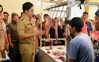 Sidak ke Pasar Natar, Bupati Lampung Selatan Egi Pastikan Stok dan Harga Pangan Belum Alami Lonjakan Saat Awal Ramadan