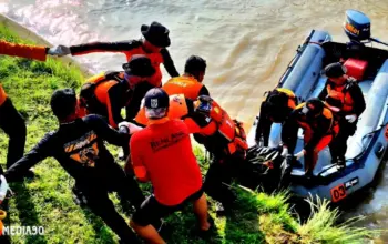 Tiga Hari Pencarian, Remaja Tenggelam saat Mancing di Sungai Way Katibung Lampung Selatan Ditemukan Meninggal