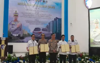 Ditlantas Polda Lampung Jalin Kolaborasi Edukasi Uji Emisi Kendaraan Bareng Dinas Lingkungan Hidup dan Dinas Perhubungan Lampung