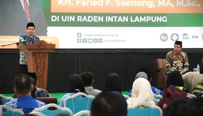 Staf Khusus Menag Bahas Ekoteologi dan Kurikulum Cinta di UIN Raden Intan Lampung