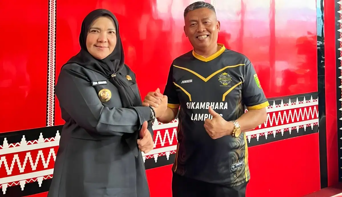 Audiensi ke Wali Kota Bandar Lampung, Sikambara Dorong Pemkot Rutin Gelar Kompetisi Sepakbola Antar Kecamatan