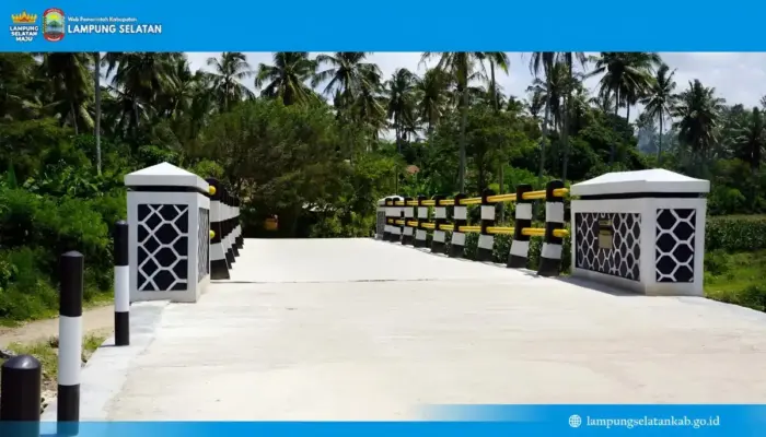 Perbaikan Rampung, Jembatan Way Buatan Sidomulyo Kini Aman dari Banjir
