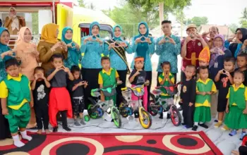 Ketua TP PKK Lampung Canangkan Kampung Catur Karya Jaya Jadi Desa Tapis di Tulang Bawang
