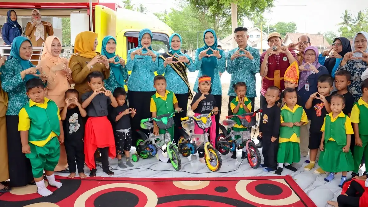 Ketua TP PKK Lampung Canangkan Kampung Catur Karya Jaya Jadi Desa Tapis di Tulang Bawang