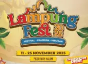 Lampung Fest 2025 Digelar November 2025 Tanpa APBD, Bakal Diisi Artis Ibu Kota Hingga Puluhan Pelaku UMKM