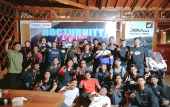 Lewat Kegiatan Nocturnity, AHM Dukung Kebersamaan Komunitas Motor Honda di Lampung
