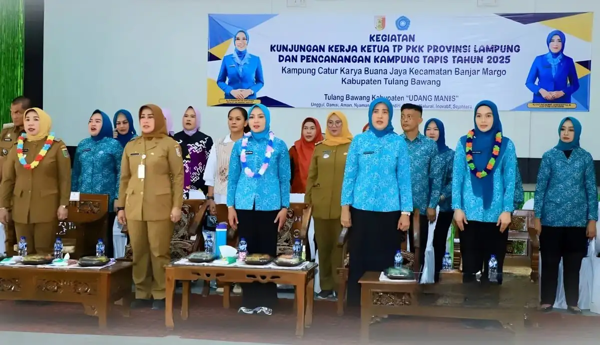 Pemkab Tulang Bawang dan Pemprov Lampung Sinergikan Program TP PKK Bentuk Generasi Unggul dan Mandiri