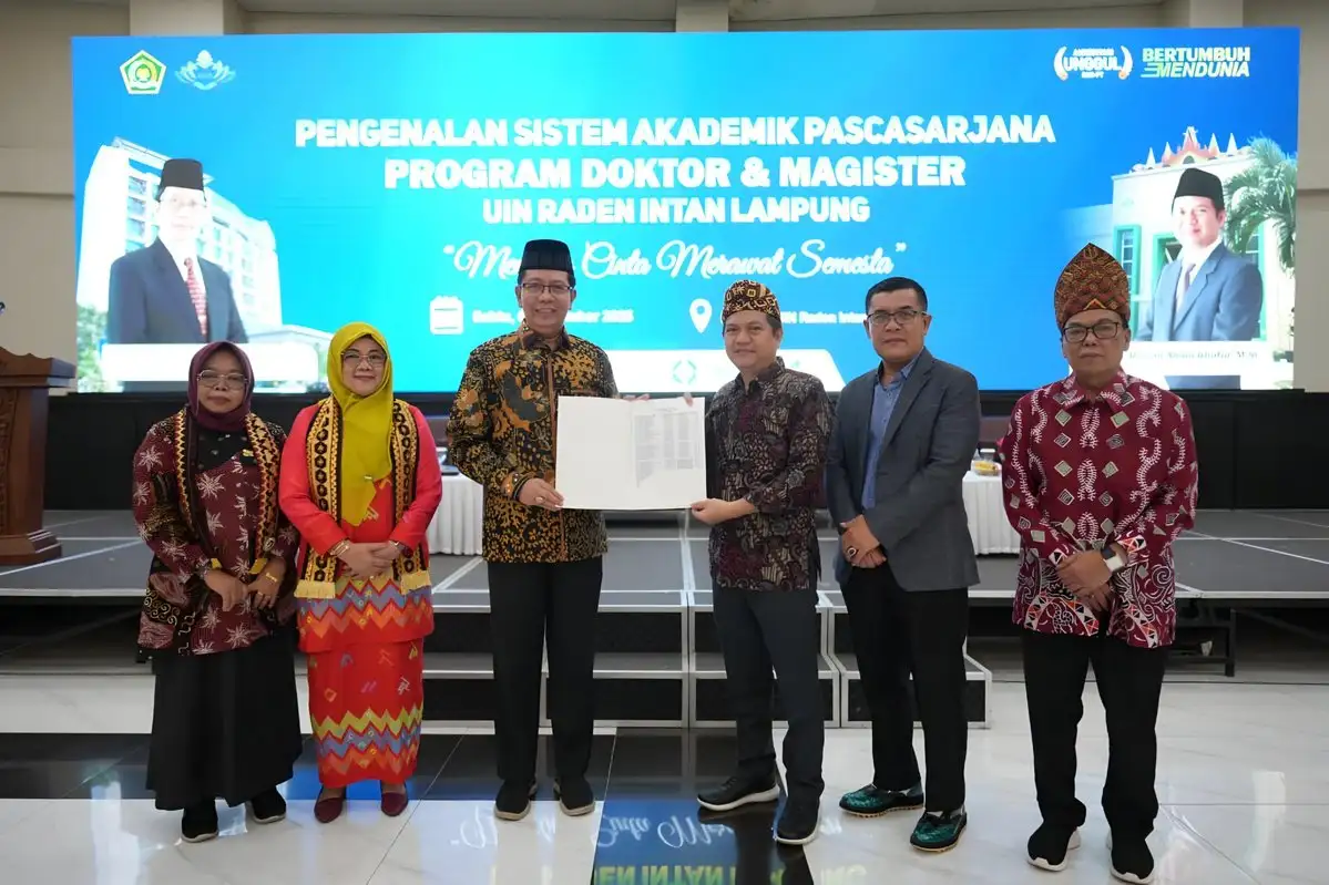 Program PSAP 2025, ini Pesan Rektor UIN Raden Intan Lampung ke Mahasiswa Baru Pasca Sarjana
