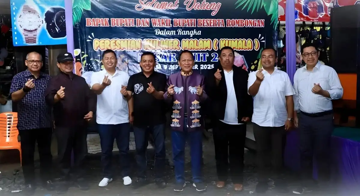 Resmikan UMKM Kuliner Pasar Unit II, Bupati Tulang Bawang Dorong Perkuat Ekosistem Ekonomi Lokal